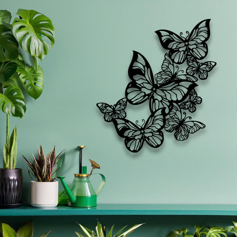 FuAttract Elegance Freedom & Harmonious Butterfly Metal Wall Decor Home Art Decor - image 9