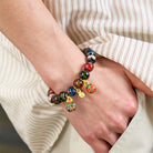 FuAttract Fortune Wealth & Abundance Money Beast Charm Gold Foil Ash Glaze Bead Bracelet - image 5