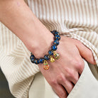 FuAttract Fortune Wealth & Abundance Money Beast Charm Gold Foil Ash Glaze Bead Bracelet - image 16