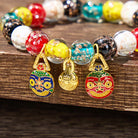 FuAttract Wealth Abundance & Luck Money Beast Charm Multicolor Glazed Beaded Bracelet - image 6