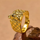 FuAtrract Strength & Protective Stability Zinc Alloy Coin Pixiu Ring - image 4