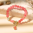 FuAttract Love Harmony & Charming Energy Strawberry Quartz Bracelet - image 4