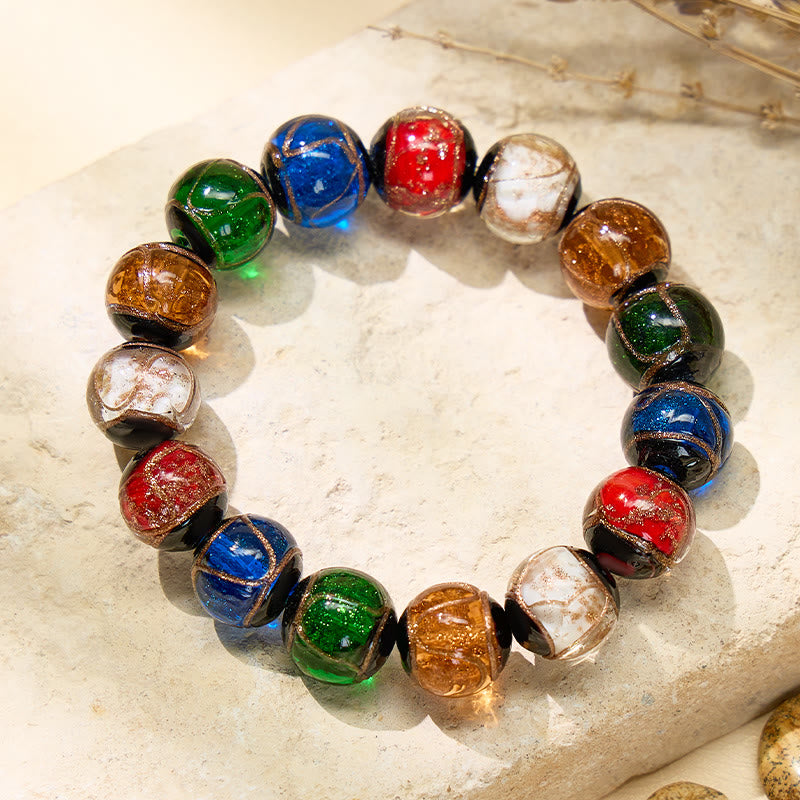 FuAttract Serenity Calm & Protection Ash Glaze Peace Bracelet - 14mm - image 0