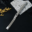 FuAttract Strength Confidence & Protection Stainless Steel Twist Link Double Layer Chain Bracelet - image 3