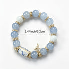 FuAttract Abundance Joy & Blooming Energy – Bee Bird Spring Garden Glaze Zinc Alloy Bracelet - image 11