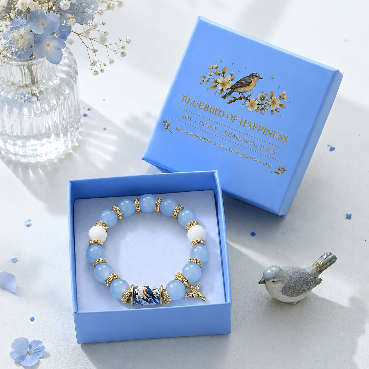 FREE Today: Abundance Joy & Blooming Energy – Bee Bird Spring Garden Glaze Zinc Alloy Bracelet - image 12