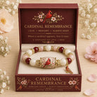 FREE Today: Abundance Joy & Blooming Energy – Bee Bird Spring Garden Glaze Zinc Alloy Bracelet - Red Cardinal Bird - image 1