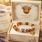 FuAttract Abundance Joy & Blooming Energy – Bee Bird Spring Garden Glaze Zinc Alloy Bracelet - Highland Cow Bracelet - image 7