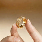 FuAttract Wealth Fortune Prosperity Copper Filigree Wheat Ring - image 5