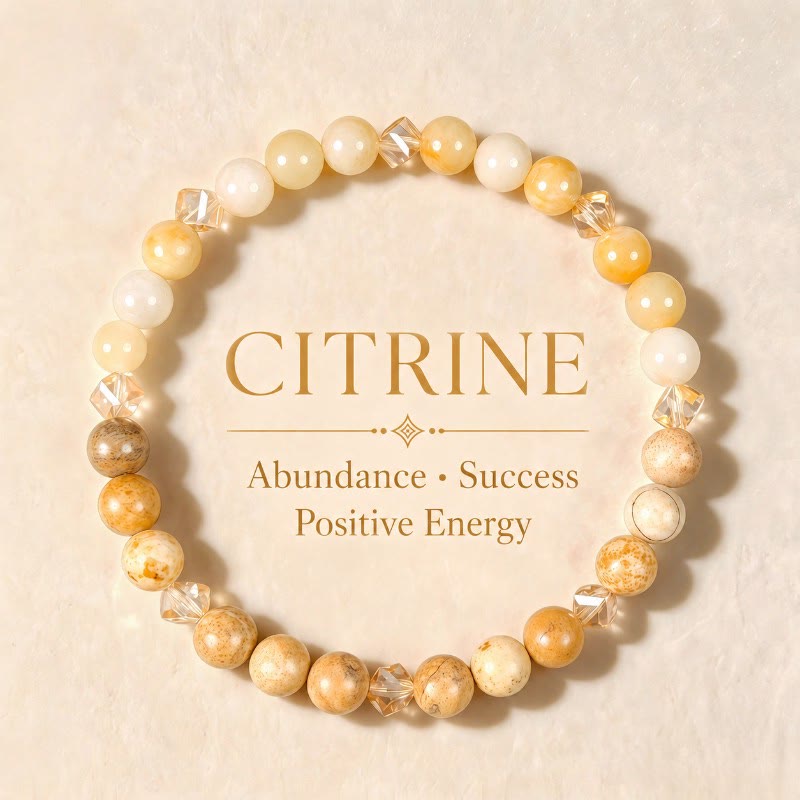 FuAttract Wealth Luck & Fortune Citrine Topaz Yellow Jade Bracelet - image 5