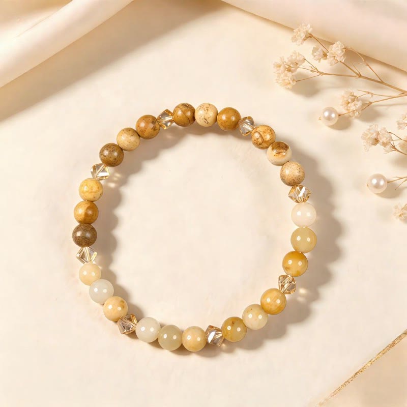 FuAttract Wealth Luck & Fortune Citrine Topaz Yellow Jade Bracelet - image 4