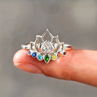 FuAttract Fortune Charm & Protection Copper Zircon Lotus Ring - image 3