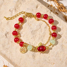 FuAttract Blessing Harmony & Balance Hetian Jade Rabbit Fu Charm Bracelet - Red Rabbit + Fu Plaque 4 - image 11