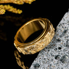 FuAttract Confidence Protection & Focus Rotating Evil Eye Stainless Steel Ring - image 1