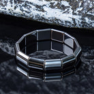 FuAttract Stability Grounding & Confidence Hematite Small S Wave Magnetic Bracelet - Double Hole Half Face - image 11