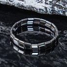 FuAttract Stability Grounding & Confidence Hematite Small S Wave Magnetic Bracelet - Small S Wave - image 0