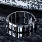 FuAttract Stability Grounding & Confidence Hematite Small S Wave Magnetic Bracelet - Trapezoid - image 4