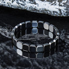 FuAttract Stability Grounding & Confidence Hematite Small S Wave Magnetic Bracelet - Apple Shape - image 7