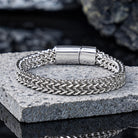 FREE Today: Strength Stability & Connection Woven Square Reversible Stainless Steel Bracelet - image 3