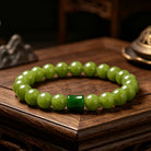 FuAttract Fortune Vitality & Elegant Energy Green Glaze Crystal Bamboo Knot Bracelet - image 2