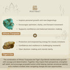 FuAttract Confidence Wisdom & Empowering Energy Tiger's Eye African Turquoise Stone Bracelet - image 7