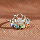 FuAttract Fortune Charm & Protection Copper Zircon Lotus Ring - image 1
