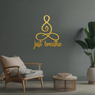 FuAttract Serenity Balance & Mindful Energy Buddha Just Breathe Yoga Home Art Metal Wall Decor - image 13