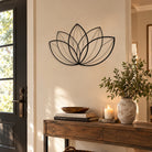 FuAttract Purity Harmony & Serenity Lotus Geometry Yoga Metal Wall Decor Home Art Decor - image 8