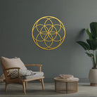 FuAttract Harmony Balance & Sacred Mandala Seed of Life Metal Wall Decor Home Art Decor - image 21