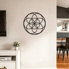 FuAttract Harmony Balance & Sacred Mandala Seed of Life Metal Wall Decor Home Art Decor - image 9