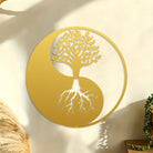 FuAttract Growth Serenity & Sacred Yin Yang Tree of Life Metal Wall Decor Home Art Decor - image 13