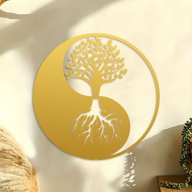 FuAttract Growth Serenity & Sacred Yin Yang Tree of Life Metal Wall Decor Home Art Decor - image 13