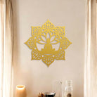 FuAttract Peace Harmony & Spiritual Seated Buddha Lotus Mandala Home Art Metal Wall Decor - image 15