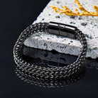 FuAttract Strength Stability & Connection Woven Square Reversible Stainless Steel Bracelet - image 21