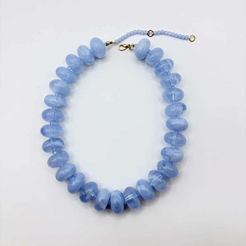 FuAttract Joy Creativity & Confidence Colorful Acrylic Bead Dopamine Fashion Necklace - Light Blue - image 17