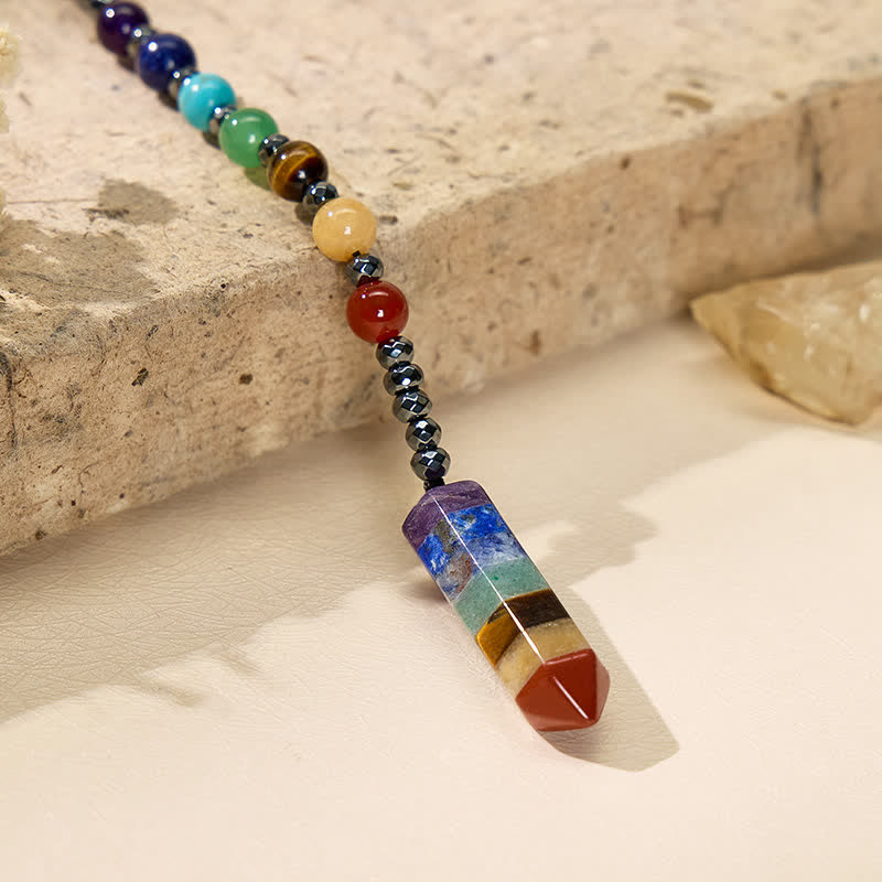 FuAttract Harmony Clarity & Inner Peace Seven Chakra Crystal Pendant Healing Necklace - image 4
