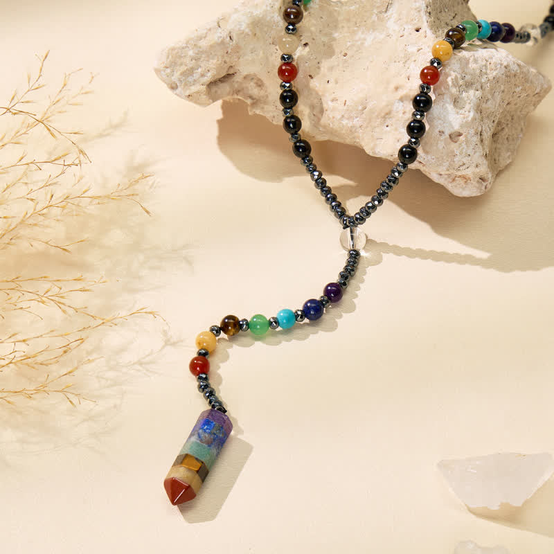 FuAttract Harmony Clarity & Inner Peace Seven Chakra Crystal Pendant Healing Necklace - image 6