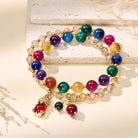 FuAttract Prosperity Protection & Good Fortune Seven Chakra Crystal Pixiu Pendant Double Layer Bracelet - image 2