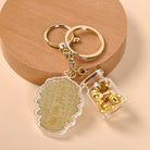 FuAttract Protection Fortune & Safe Travel Acrylic Imitation Gold Foil Mazu Zodiac Horse Sycee Engraved Keychain - Mazu2【Peace and Joy】 - image 9