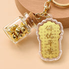 FuAttract Protection Fortune & Safe Travel Acrylic Imitation Gold Foil Mazu Zodiac Horse Sycee Engraved Keychain - image 16