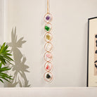FuAttract Serenity Healing & Harmony Irregular Seven Chakra Raw Crystal Bohemian Wall Decor - image 2