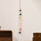 FuAttract Serenity Healing & Harmony Irregular Seven Chakra Raw Crystal Bohemian Wall Decor - image 1