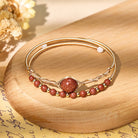FuAttract Wealth Good Fortune & Protection Cat's Eye Goldstone Crystal Agate Double Layer Bracelet - 4mm Bead Goldstone - image 7