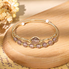 FuAttract Wealth Good Fortune & Protection Cat's Eye Goldstone Crystal Agate Double Layer Bracelet - Gray Agate - image 9