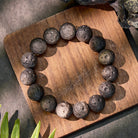 FuAttract Protection Grounding & Good Fortune Obsidian Meteorite Bead Bracelet - image 1