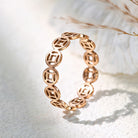 FuAttract Wealth Protection & Auspicious Energy Titanium Steel Five Emperor Coins Money Ring - Rose Gold - US 11 - image 13