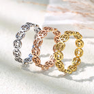 FuAttract Wealth Protection & Auspicious Energy Titanium Steel Five Emperor Coins Money Ring - image 0