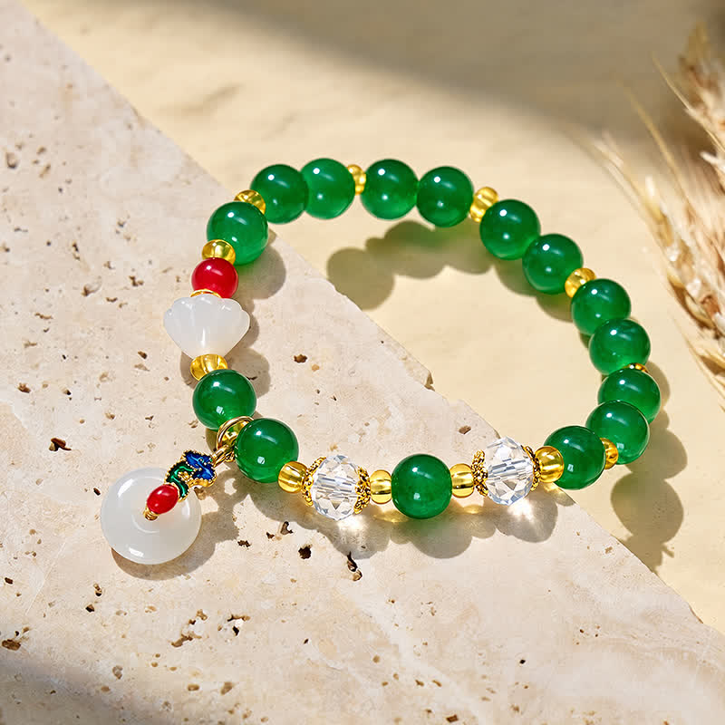 FuAttract Protection Blessing & Peaceful Energy Chinese-style Ping An Buckle Bracelet - image 2