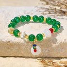 FuAttract Protection Blessing & Peaceful Energy Chinese-style Ping An Buckle Bracelet - 6.3-7.1in/16-18cm - image 0