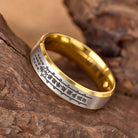 FuAttract Fortune Prosperity & Feng Shui Stainless Steel Five-Way God of Wealth Ring - image 3